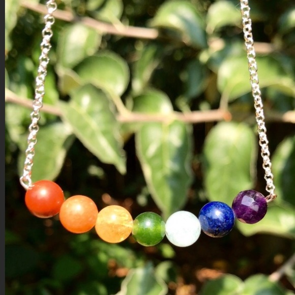 Genuine Multi Gemstone Necklace! - Picture 2 of 5